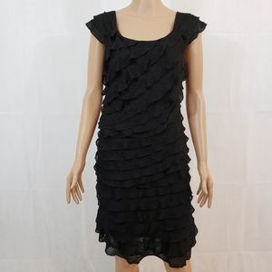 🆕️ STUDIO M | Black Ruffled Tiered Dress